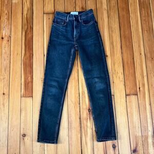 Everlane the cheeky jean faded black gray SIZE 24